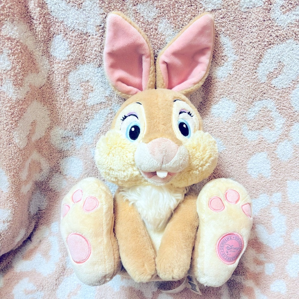 Disney Thumper Vintage Plush Stuffed Animal - Brown and Pink - Picture 3 of 7